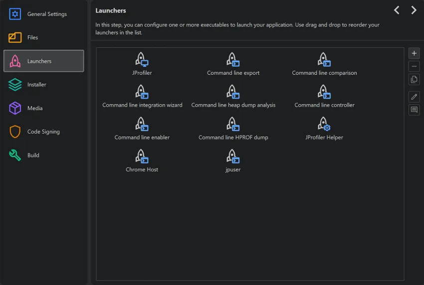 Screenshot of install4j