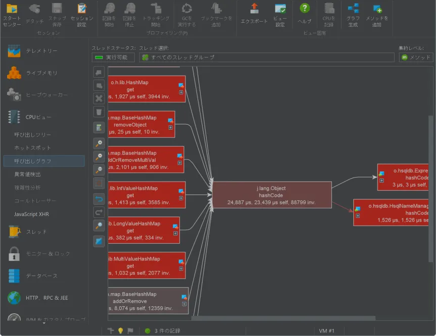 Screenshot of JProfiler