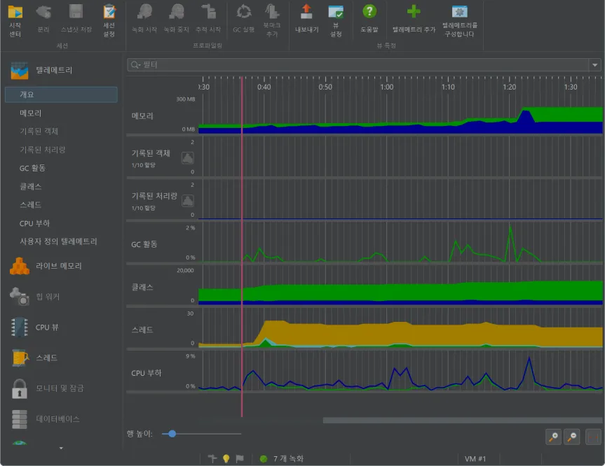 Screenshot of JProfiler